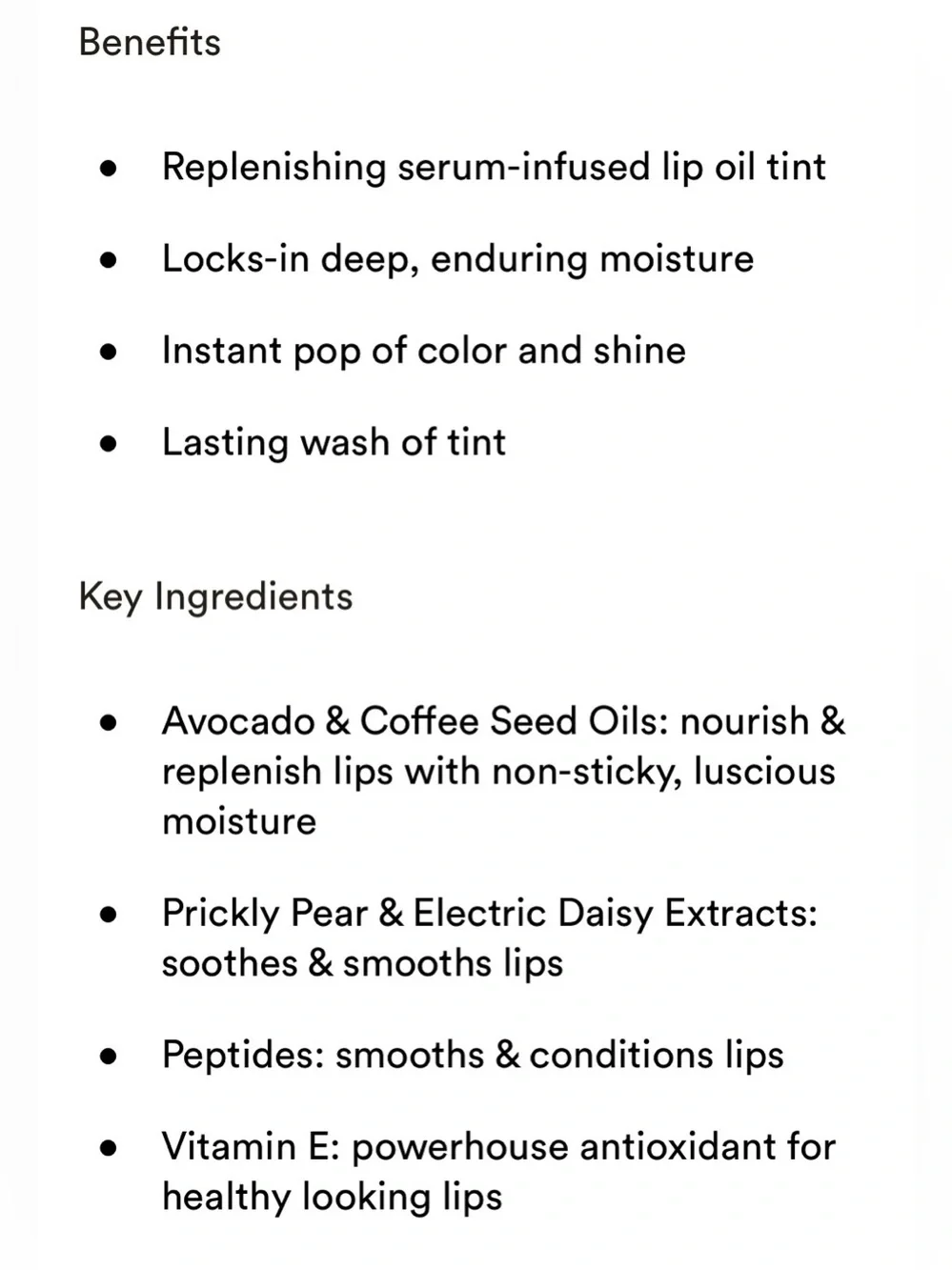 florence by mills Stay Plush Serum Infused Lip Oil Tint Color tutti frutti